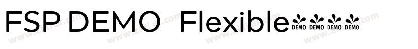 FSP DEMO   Flexible字体转换